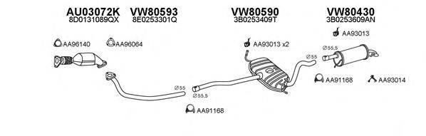 VENEPORTE 800319 Система випуску ОГ