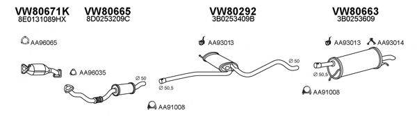 VENEPORTE 800422 Система випуску ОГ