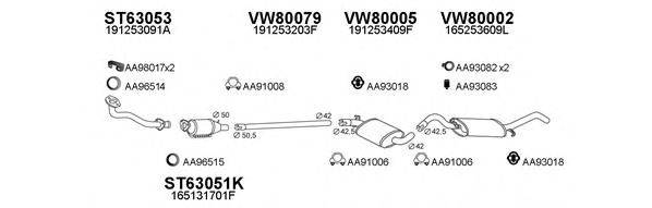 VENEPORTE 800538 Система випуску ОГ