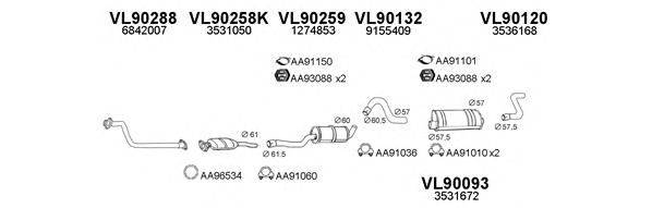 VENEPORTE 900101 Система випуску ОГ