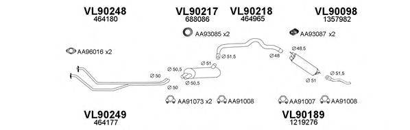 VENEPORTE 900130 Система випуску ОГ