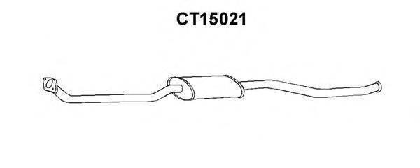 VENEPORTE CT15021 Середній глушник вихлопних газів