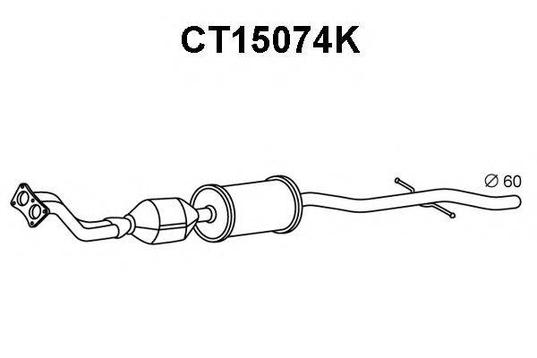 VENEPORTE CT15074K Каталізатор