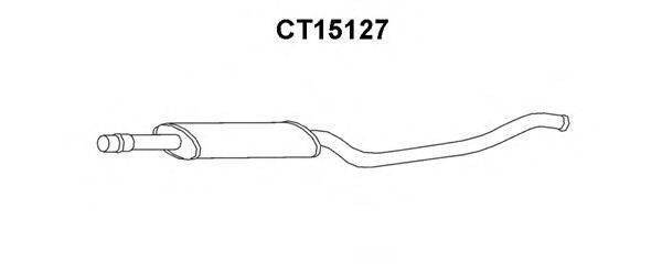 VENEPORTE CT15127 Середній глушник вихлопних газів