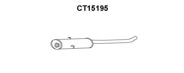 VENEPORTE CT15195 Передглушувач вихлопних газів