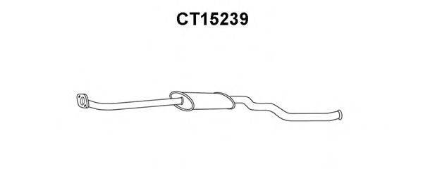 VENEPORTE CT15239 Передглушувач вихлопних газів