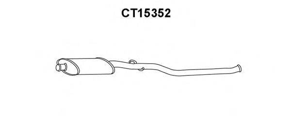 VENEPORTE CT15352 Середній глушник вихлопних газів