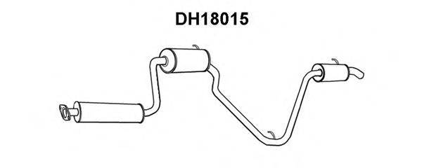 VENEPORTE DH18015 Глушник вихлопних газів кінцевий