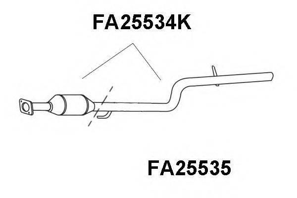 VENEPORTE FA25534K Каталізатор