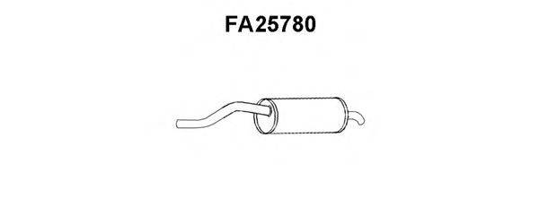 VENEPORTE FA25780 Глушник вихлопних газів кінцевий