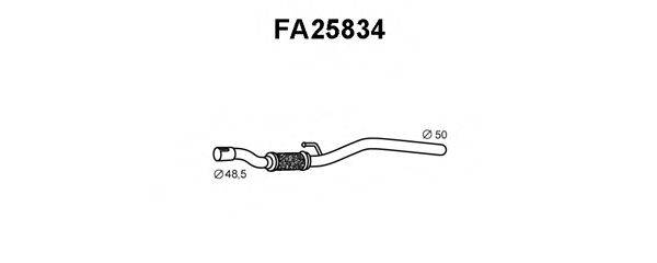 VENEPORTE FA25834 Труба вихлопного газу