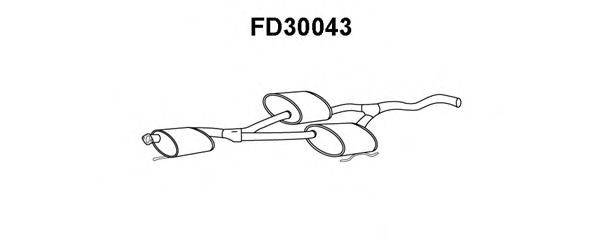 VENEPORTE FD30043 Передглушувач вихлопних газів