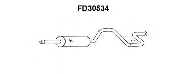 VENEPORTE FD30534 Глушник вихлопних газів кінцевий