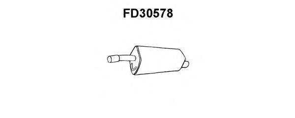 VENEPORTE FD30578 Глушник вихлопних газів кінцевий
