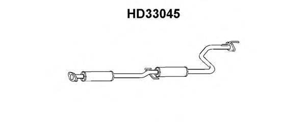 VENEPORTE HD33045 Середній глушник вихлопних газів