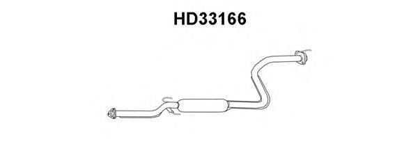 VENEPORTE HD33166 Передглушувач вихлопних газів