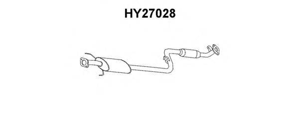 VENEPORTE HY27028 Передглушувач вихлопних газів