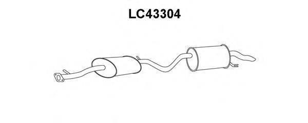 VENEPORTE LC43304 Передглушувач вихлопних газів