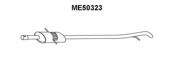 VENEPORTE ME50323 Глушник вихлопних газів кінцевий