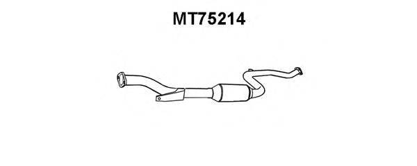 VENEPORTE MT75214 Середній глушник вихлопних газів