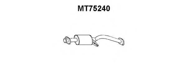 VENEPORTE MT75240 Передглушувач вихлопних газів