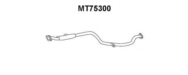 VENEPORTE MT75300 Середній глушник вихлопних газів