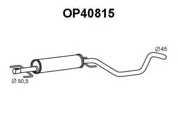 VENEPORTE OP40815 Передглушувач вихлопних газів