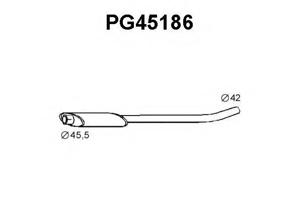 VENEPORTE PG45186 Передглушувач вихлопних газів