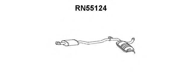 VENEPORTE RN55124 Передглушувач вихлопних газів