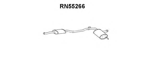 VENEPORTE RN55266 Середній глушник вихлопних газів