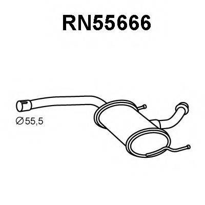 VENEPORTE RN55666 Передглушувач вихлопних газів