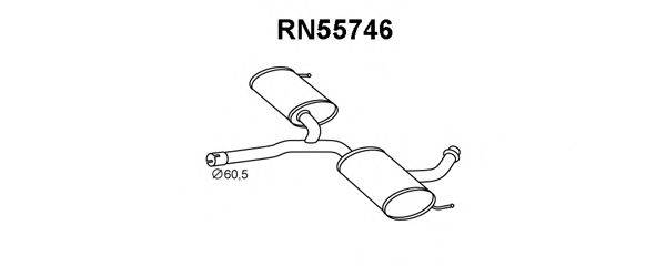 VENEPORTE RN55746 Передглушувач вихлопних газів