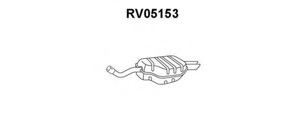 VENEPORTE RV05153 Глушник вихлопних газів кінцевий