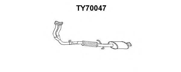 VENEPORTE TY70047 Передглушувач вихлопних газів