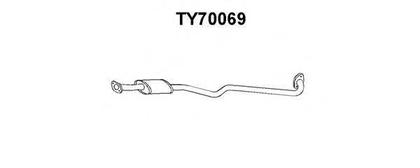 VENEPORTE TY70069 Передглушувач вихлопних газів