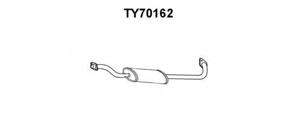 VENEPORTE TY70162 Передглушувач вихлопних газів