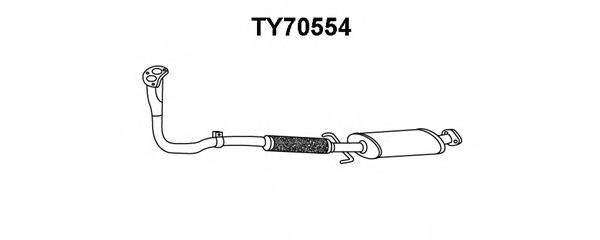 VENEPORTE TY70554 Передглушувач вихлопних газів