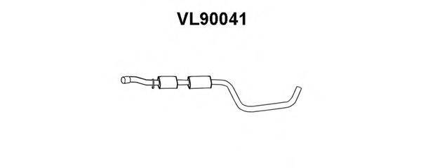 VENEPORTE VL90041 Середній глушник вихлопних газів