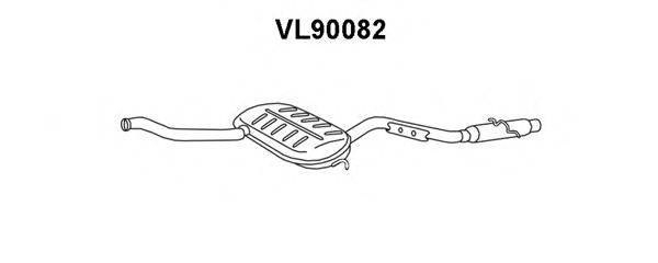 VENEPORTE VL90082 Глушник вихлопних газів кінцевий