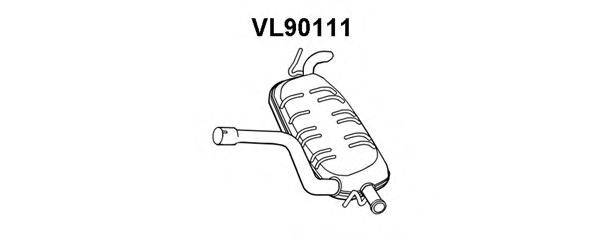 VENEPORTE VL90111 Глушник вихлопних газів кінцевий