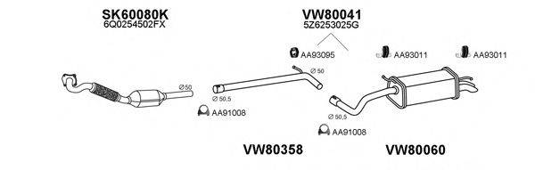 VENEPORTE 800621 Система випуску ОГ