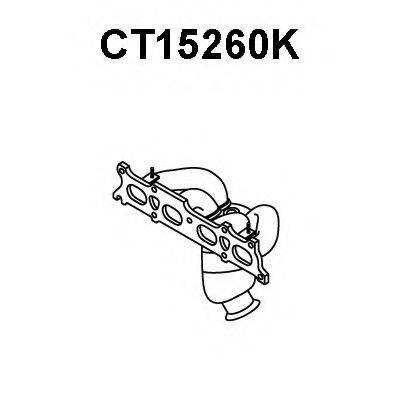 VENEPORTE CT15260K Каталізатор колектора