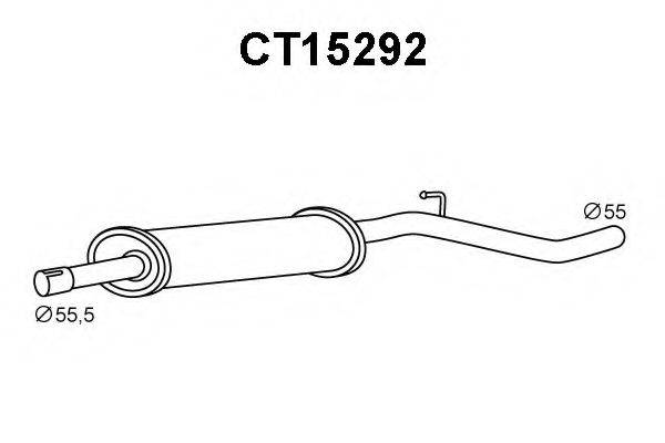 VENEPORTE CT15292 Передглушувач вихлопних газів