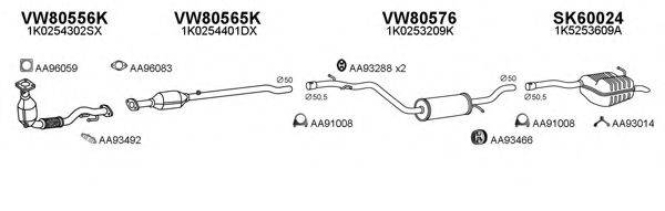 VENEPORTE 600111 Система випуску ОГ