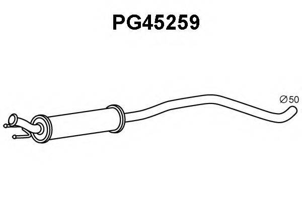 VENEPORTE PG45259 Передглушувач вихлопних газів