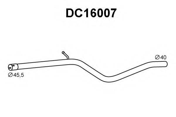 VENEPORTE DC16007 Труба вихлопного газу