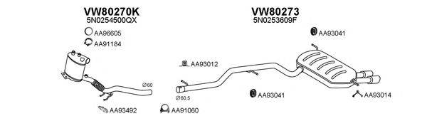 VENEPORTE 800678 Система випуску ОГ