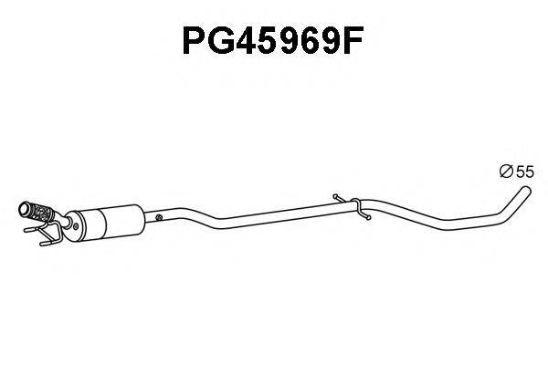 VENEPORTE PG45969F Саджовий/частковий фільтр, система вихлопу ОГ