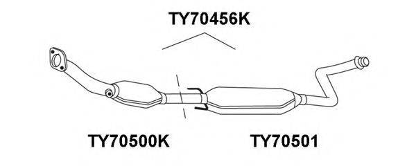 VENEPORTE TY70501 Передглушувач вихлопних газів