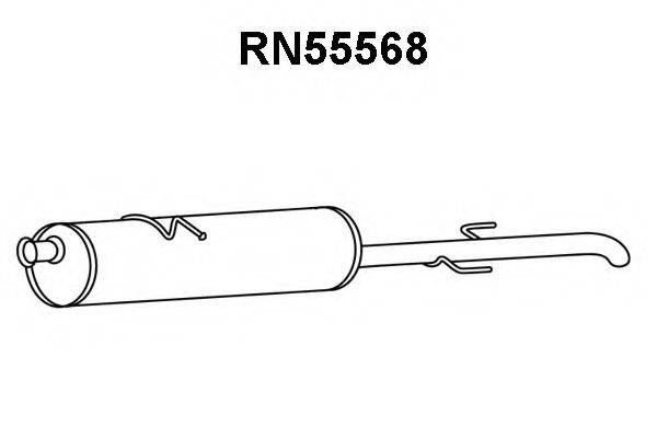 VENEPORTE RN55568 Глушник вихлопних газів кінцевий